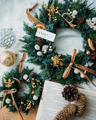 Sweet Noel 永生花聖誕花圈 聖誕節 聖誕裝飾 交換禮物