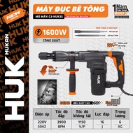 HUKAN G3-HUK35 Concrete Chisel (Gen3) | Power 1600W – Impact Force 16J – 3900BPM – 5m Cord – 2 Chise