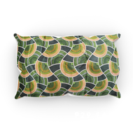 Punda ng Unan Pillowcase with Zipper Makapal - Large 17 x 23 inches Semi Canadian Cotton Green Yello