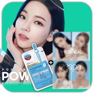 Aespa Photo Card With Mediheal Watermide Hydrop Essential Mask Rex 1Pcs / Mediheal Aespa / Mediheal 