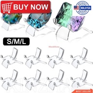 MH Mini Acrylic Easel Display Stands - Desk Organizers Phone Stand Card Holder - Mineral Agate Cryst