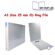 Emi File A3 White Q-Ring File 25mmHard Cover File / Ring File