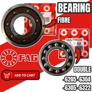 (MADE IN GERMANY) FAG FIBER BEARING 6304 6305 6322 BEARING RACING TB P6 C3 RACING BEARING / HIGH SPE