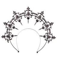 Lolita lolita Hair Accessories Props Gothic Crown Headwear Headband Virgin Halo Cross Accessories