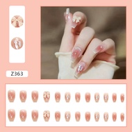 Thai Shop Modern Style False Nails Easy To Use 24 Pieces DD363
