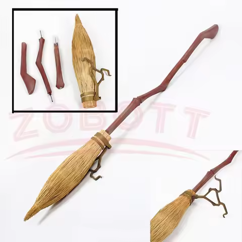 170CM Anime Nimbus 2000 Broom Cosplay Magic Props Costumes Customized Weapon Halloween Cosplay Costu