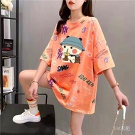 大码T恤   Large T-shirt for women【店铺】300斤大码女装胖MM短袖T恤220特大230加肥加大上衣200斤短袖