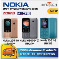 Free Shipping 100% Original New Malaysia Set Nokia 105 (2019) 6300 225 105 4G Battery long lasting keypad Phone Old Man
