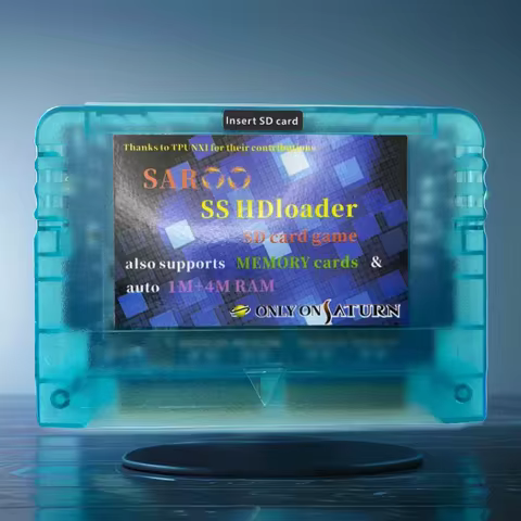 2025 New SEGA SATURN 0.7 SAROO Diskless Accelerator Universal Extended TF/SD Card Direct Read 1M/4MB