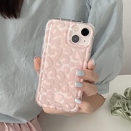 Girls aesthetic pink transparent soft CaseOPPO a16 a17 Realme note 50 a98 a15 a12 a11k a17k a16k a57