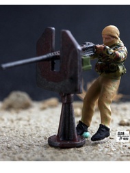 Taste Model 1/72 Employer Mercenaries Rebels Heavy Machine Gunner Group B Finished Product
