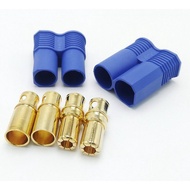 1Pair High current EC8 connector EC8 Car model plug socket Banana Plug Connector For RC ESC  Lipo Ba