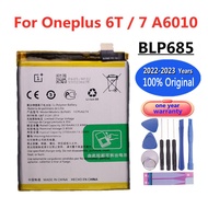 2023 Years 100% Original Replacement Battery For OnePlus 6T A6010 / Oneplus 7 High Capacity 3700mAh BLP685 Mobile Phone