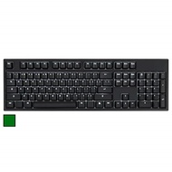 Code V3 104-Key Illuminated Mechanical Keyboard - White LED Backlighting, Black Case (Cherry MX G...