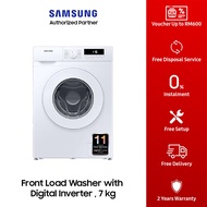 Samsung 7KG (WW70T3020WW) Front Load Washer with Digital Inverter Washing Machine