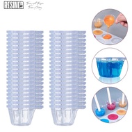 Set of 50 40ml Plastic Cups Used to Mix Resin for Jewelry Making
