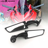 Wing Rearview Mirror For HONDA CBR150 CBR250RR Motorcycle Side Mirror Adjustable Stealth Wind Mirror