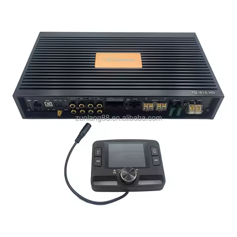 Car DSP 6CH Input 10CH Output 31EQ Band Built-in Car Dsp Audio Processor Class AB+Class D Car DSP Am