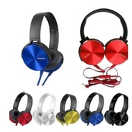 (Premium) Headphone SONY EXTRA BASS MDR-XB450AP HANDSFREE EARPHONE HEADSET - White