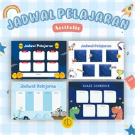 Lesson Schedule Poster - Children's Lesson Schedule School Poster 1 - Weekly Planner | Sunday School
