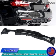 Magickit Rear Diffuser for BMW 4 series 32/F33/F36 2014-2020 Rear Splitter Lip Rear Bumper Diffuser 