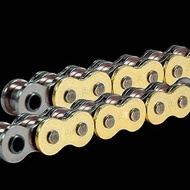 Chain 525 Jomthai ASMX 120DL- GOLD Oring 525 Color Steel Pin For HOHDA KAWASAKI SUZUKI YAMAHA