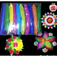 10 colour Rangoli kolam sand powder 1kg /10 colour Art sand/Deepavali decorations/