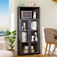 Corner Cabinet丨Living Room Corner Storage Cabinet丨Decorative Shelf丨Display Rack丨Display Rak 丨Buku Rak Deco Perabot