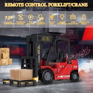 รถบังคับ 11 Channel 1:12 Forklift RC 2.4 GHz 2-in-1 พ่นควันได้ HJ8009