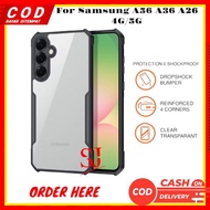 Samsung A56 5G Armor Transparent Slim Hardcase Casing