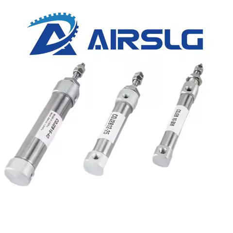 Double Acting Pneumatic Air Cylinder Mini Small CDJ2B Type Single Rod 10mm 12mm 16mm Bore 20mm 25mm 