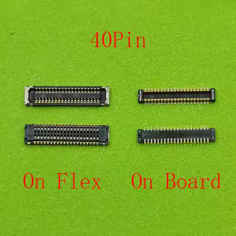 2pcs 40pin Lcd Display Screen FPC Connector For Samsung Galaxy A8 A7 2016 A8100 A810 A710 A7100 J6 2
