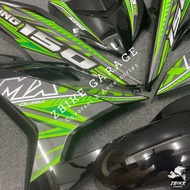 YAMAHA Y15ZR (V2) BLACK COVERSET_GREEN MX KING 150 STICKER_HLD/VELOZI