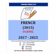 O Level FRENCH (3015) 2017-June 2025 (Paper 1,2,4)