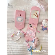 Pink Mirror KT Big Cat Suitable For iPhone 16 15 14 13 12 Pro Max i13 i14 15pro Phone Case