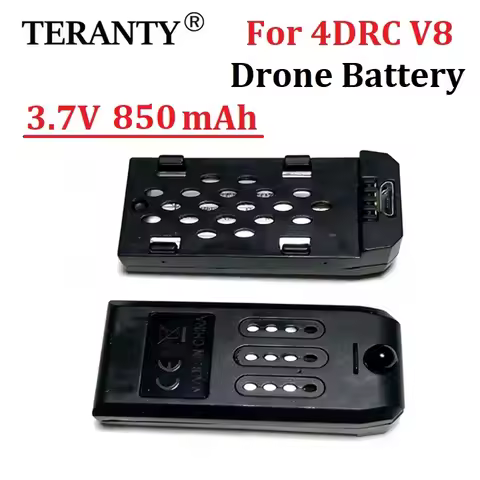 3.7V 850mAh Mini Battery For 4D-V8 For 4DRC V8 RC Drone Spare Parts for V8 Drone Rechargeable Batter