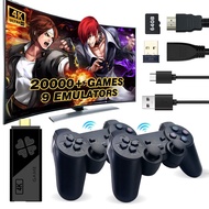 Upgraded Model Wireless Retro Game Stick, Retro Video Game Console, 9 emulators, (64G), with Over 20