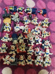 高達 Gundam SD Full Color 扭蛋 聯邦 EFSF RX-78-2 每款$20 砲台 G3 RX-78-3 每款$31 G戰機 G-Fighter 1Set6 $394