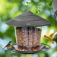 Terbaru Kalis Air Gazebo Hanging Feeder Burung Liar Taman Kontena dengan Tali Hang Makan Rumah Jenis Burung Feeder Hiasan