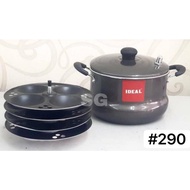 Ideal 4 Plate Non Stick Idly Pot