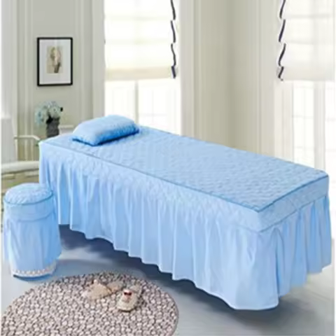 Beauty Bed Cover Massage Therapy Diagnosis Bed Sheet Cover Opening Fumigation Foot Bath Bed Cover