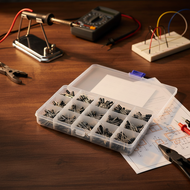 152000.1uF-220uF 10V/16V/25V/50V4x7 5x11  15 Jenis Kapasitor Berbeza 200PCS Pek Kapasitor 0.1uF-220u