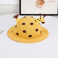 Fashionable Baby Deer Bucket Hat With Face Shield For Summer Autumn Season