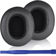 HESH 3 Protein Leather Replacement Earpads Ear Cushions Headset Repair Parts for Skullcandy Crusher Wireless/ANC/Evo/360 &amp;Hesh 3/ANC/Evo&amp;Venue ANC(Black)