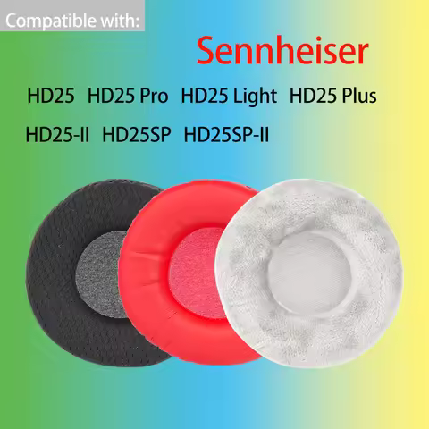 Earpads for Sennheiser HD25 Pro Light Plus Headphones Replacement HD25-II HD25SP HD25SP-II Ear Cushi