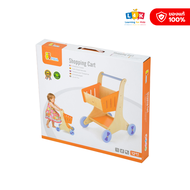 [อายุ 2+] รถเข็นช็อปปิ้งจำลองสำหรับคุณหนู (Shopping Cart) [Viga]