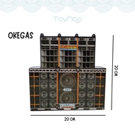 [ Giggel ] Miniatur Speaker Sound System Horeg Sound Horeg Mini Lampu Dan Musik OkeGas Sound Sistem