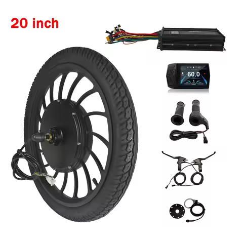 Ebike 36V 48V 52V 1000W Front or Rear Motor Integrated Wheel Conversion Kit 16" 20"