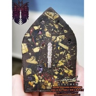 Kruba Krissana ~~~ Kunpen Bai Lan 蝴蝶王尊者师傅亲自督造 古代法经书坤平柏蓝佛牌