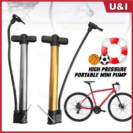 NARIO Dual Head Basikal Pam Bicycle Pump Tayar Basikal Road MTB Hand Pump Bola Football Basketball T